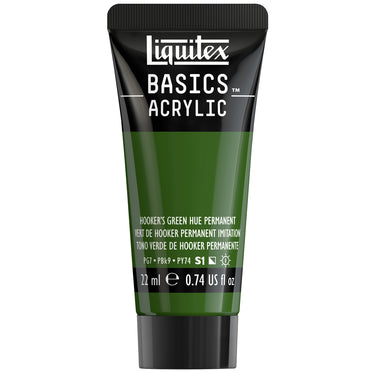 Basics Acrylic Color - Hooker’s Green Hue Permanent