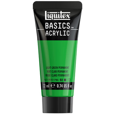 Basics Acrylic Color - Light Green Permanent