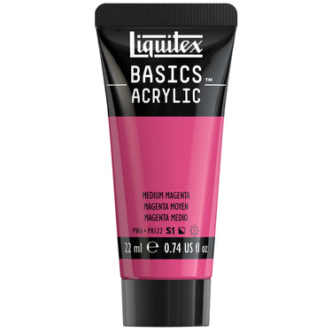 Basics Acrylic Color - Medium Magenta