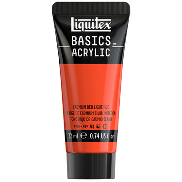 Basics Acrylic Color - Cadmium Red Light Hue