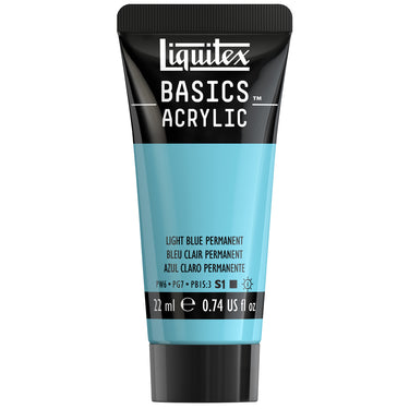 Basics Acrylic Color - Light Blue Permanent