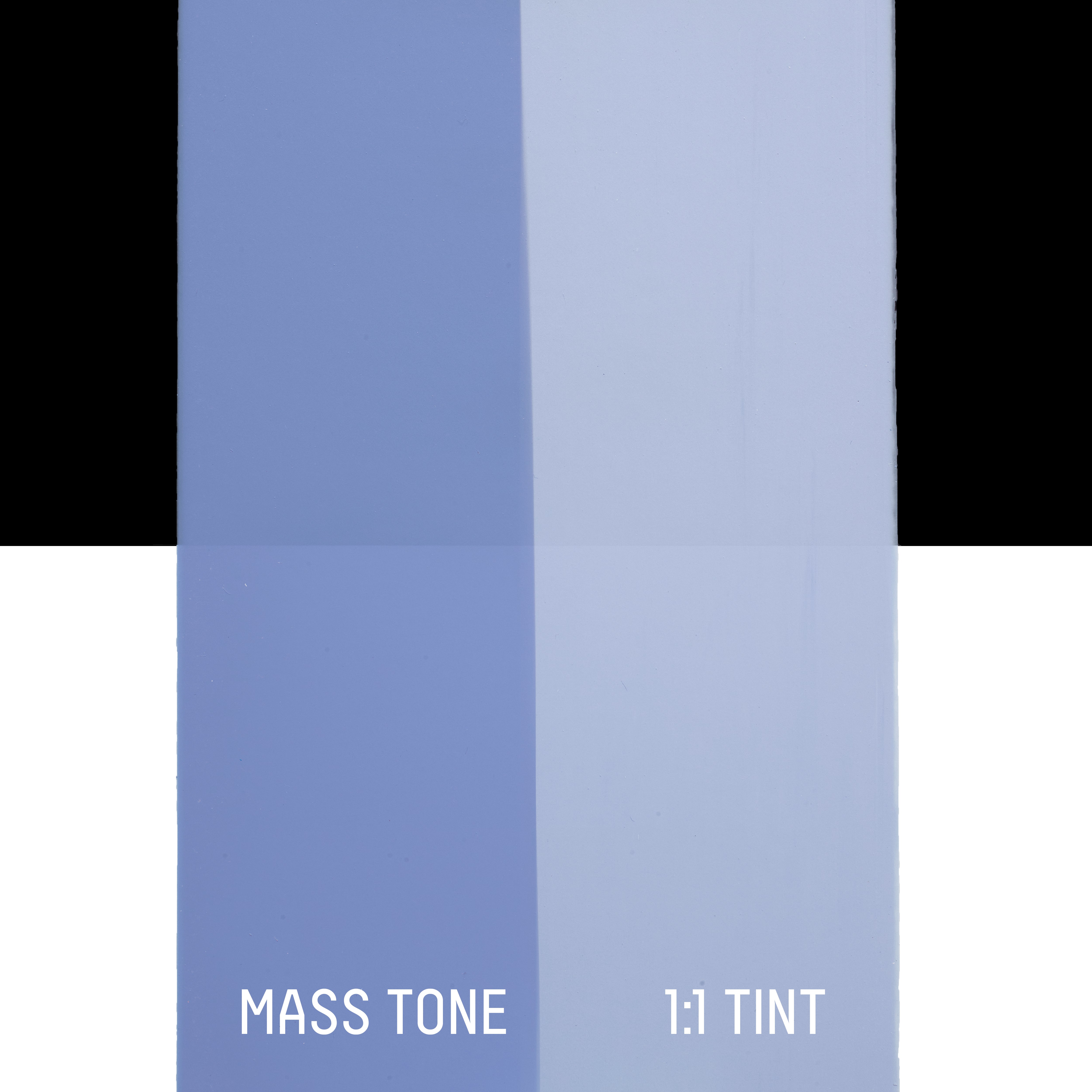 Drawdown Blue Color Basics Acrylic Fluid Color - Light Blue Violet – Liquitex