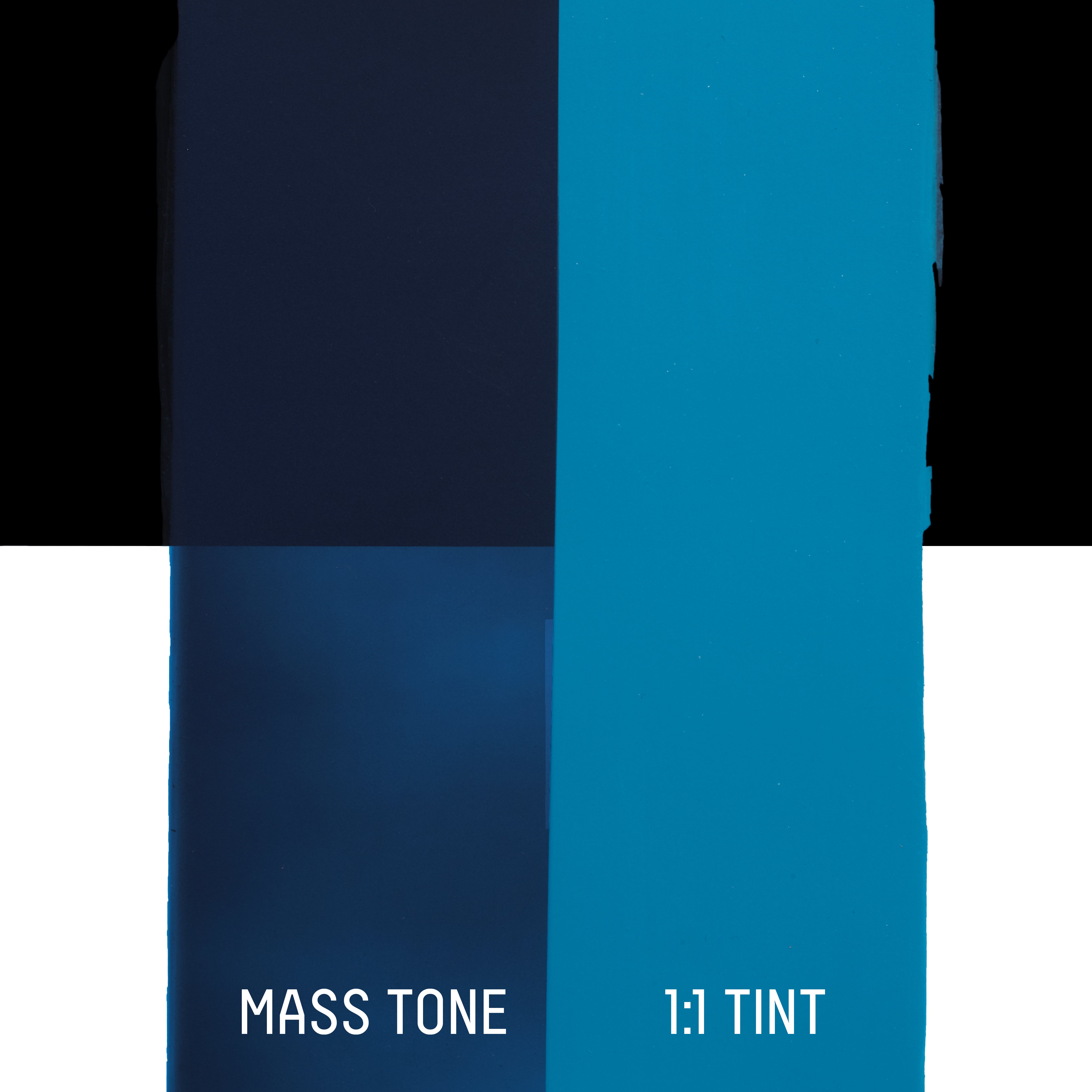 Drawdown Blue Color Basics Acrylic Fluid Color - Phthalocyanine Blue – Liquitex