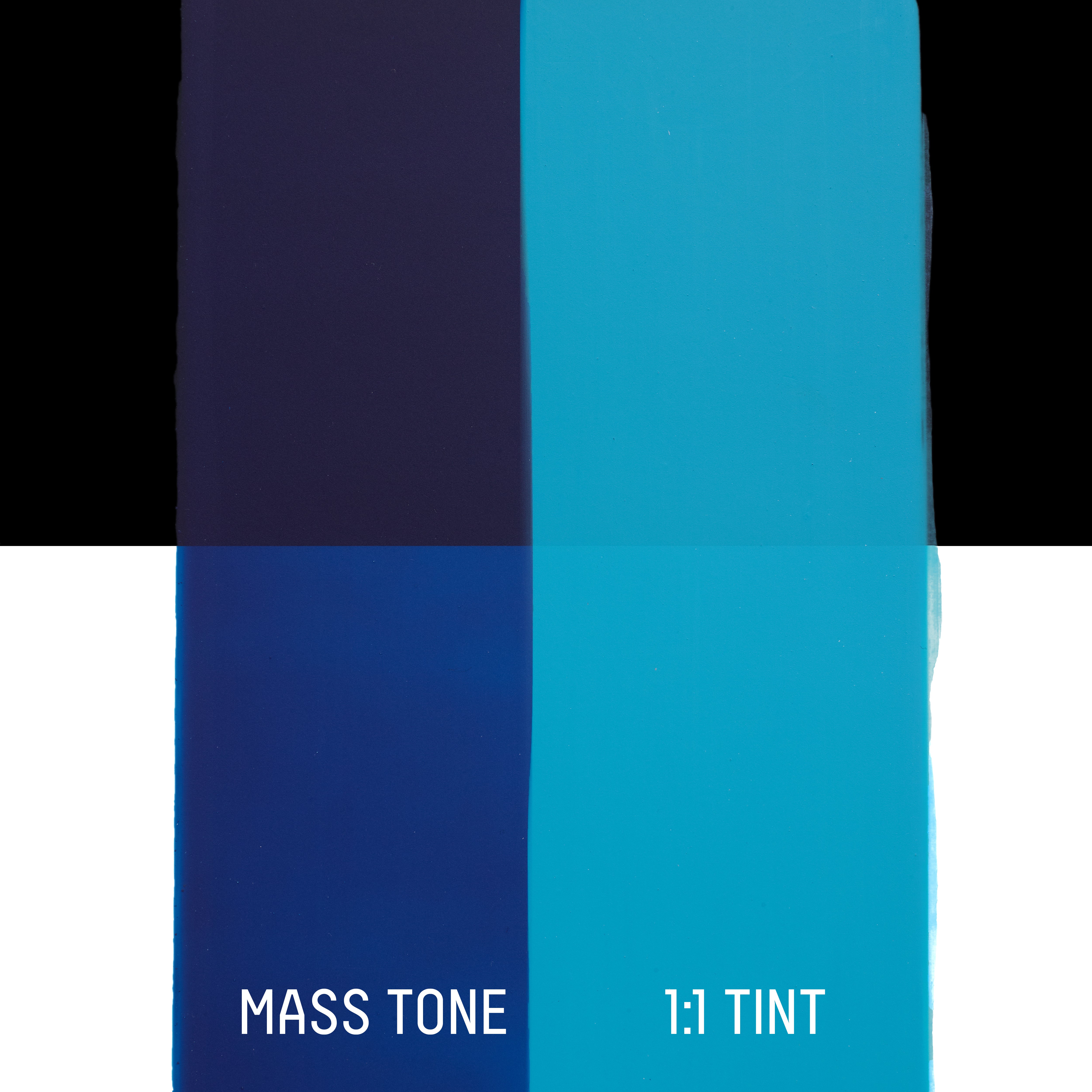 Drawdown Blue Color Basics Acrylic Fluid Color - Primary Blue – Liquitex