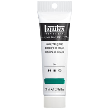 Professional Heavy Body Acrylic - Cobalt Turquoise