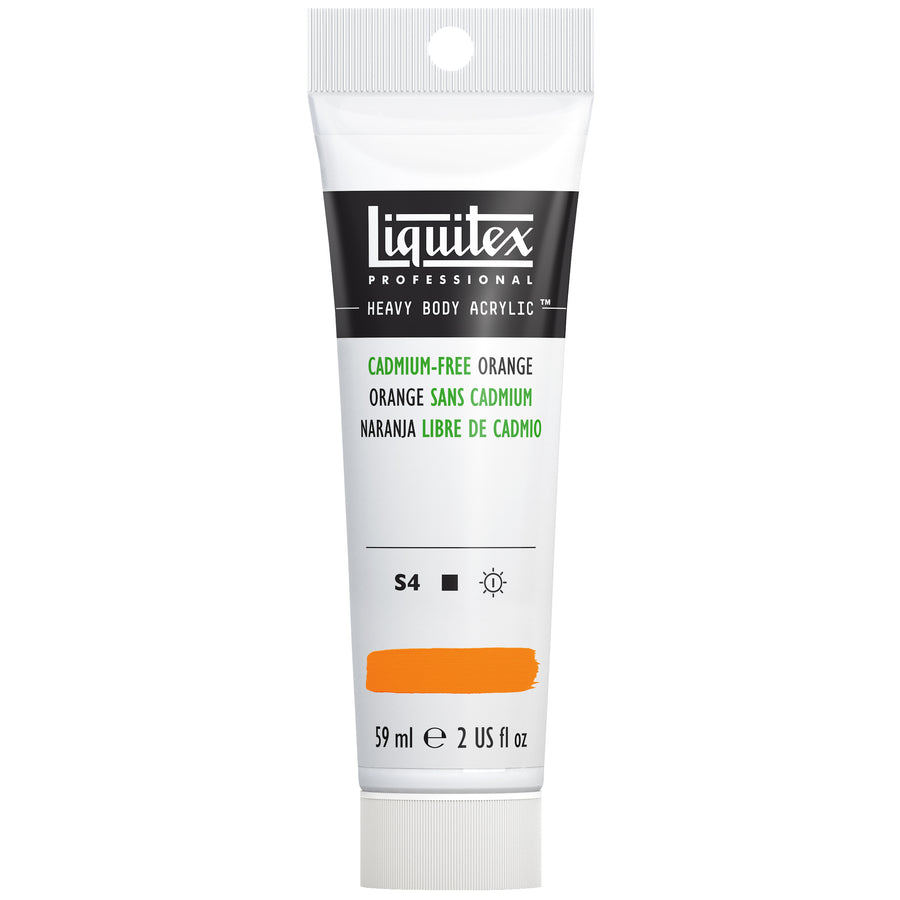 Liquitex Professional Heavy Body Acrylic in Cadmium-Free Orange