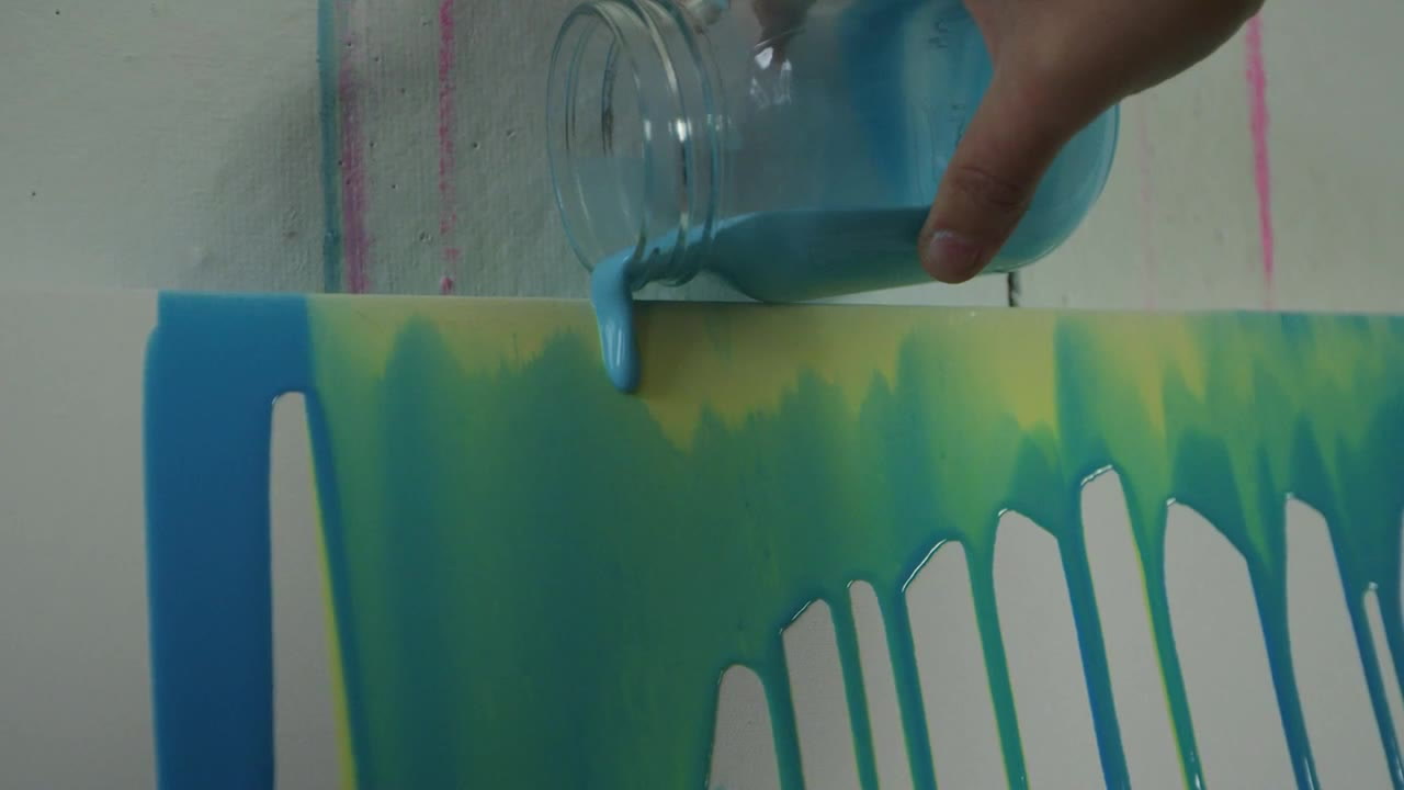 DRIP POUR WITH BASICS AND GLOSS POURING MEDIUM – Liquitex